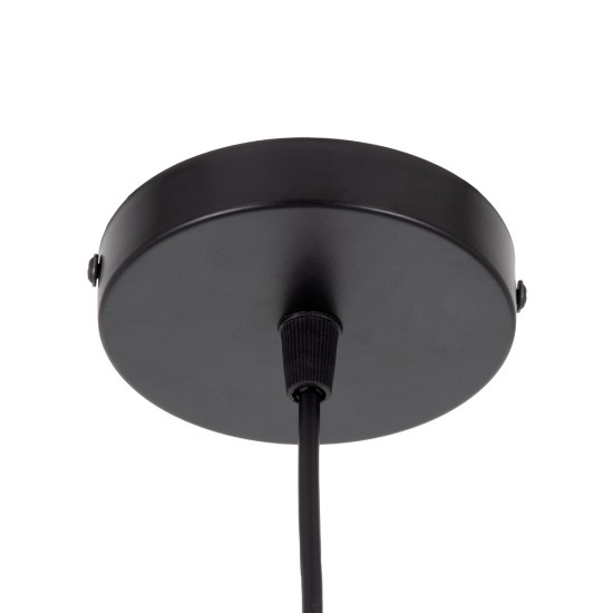 GLOBOSTAR® SPARKLE 00733 Μοντέρνο Κρεμαστό Φωτιστικό Οροφής με Ντουί 1 x E27 AC 220-240V IP20 - Μαύρο - Μ35 x Π35 x Υ26cm GLOBOSTAR® SPARKLE 00733 Μοντέρνο Κρεμαστό Φωτιστικό Οροφής με Ντουί 1 x E27 AC 220-240V IP20 - Μαύρο - Μ35 x Π35 x Υ26cm