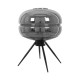 GLOBOSTAR® JAVAN 00738 Μοντέρνο Επιτραπέζιο Φωτιστικό Πορτατίφ με Ντουί 1 x E27 AC 220-240V IP20 - Μαύρο Φιμέ & Μαύρο - Μ30 x Π30 x Y40cm GLOBOSTAR® JAVAN 00738 Μοντέρνο Επιτραπέζιο Φωτιστικό Πορτατίφ με Ντουί 1 x E27 AC 220-240V IP20 - Μαύρο Φιμέ & Μαύρο - Μ30 x Π30 x Y40cm