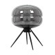 GLOBOSTAR® JAVAN 00738 Μοντέρνο Επιτραπέζιο Φωτιστικό Πορτατίφ με Ντουί 1 x E27 AC 220-240V IP20 - Μαύρο Φιμέ & Μαύρο - Μ30 x Π30 x Y40cm GLOBOSTAR® JAVAN 00738 Μοντέρνο Επιτραπέζιο Φωτιστικό Πορτατίφ με Ντουί 1 x E27 AC 220-240V IP20 - Μαύρο Φιμέ & Μαύρο - Μ30 x Π30 x Y40cm