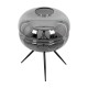 GLOBOSTAR® JAVAN 00738 Μοντέρνο Επιτραπέζιο Φωτιστικό Πορτατίφ με Ντουί 1 x E27 AC 220-240V IP20 - Μαύρο Φιμέ & Μαύρο - Μ30 x Π30 x Y40cm GLOBOSTAR® JAVAN 00738 Μοντέρνο Επιτραπέζιο Φωτιστικό Πορτατίφ με Ντουί 1 x E27 AC 220-240V IP20 - Μαύρο Φιμέ & Μαύρο - Μ30 x Π30 x Y40cm