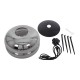 GLOBOSTAR® JAVAN 00738 Μοντέρνο Επιτραπέζιο Φωτιστικό Πορτατίφ με Ντουί 1 x E27 AC 220-240V IP20 - Μαύρο Φιμέ & Μαύρο - Μ30 x Π30 x Y40cm GLOBOSTAR® JAVAN 00738 Μοντέρνο Επιτραπέζιο Φωτιστικό Πορτατίφ με Ντουί 1 x E27 AC 220-240V IP20 - Μαύρο Φιμέ & Μαύρο - Μ30 x Π30 x Y40cm
