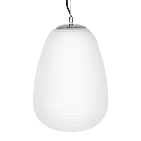 GLOBOSTAR® FREYA 00745 Μοντέρνο Κρεμαστό Φωτιστικό Οροφής με Ντουί 1 x E27 AC 220-240V IP20 - Λευκό & Ασημί - Μ24 x Π24 x Υ35cm GLOBOSTAR® FREYA 00745 Μοντέρνο Κρεμαστό Φωτιστικό Οροφής με Ντουί 1 x E27 AC 220-240V IP20 - Λευκό & Ασημί - Μ24 x Π24 x Υ35cm