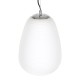 GLOBOSTAR® FREYA 00745 Μοντέρνο Κρεμαστό Φωτιστικό Οροφής με Ντουί 1 x E27 AC 220-240V IP20 - Λευκό & Ασημί - Μ24 x Π24 x Υ35cm GLOBOSTAR® FREYA 00745 Μοντέρνο Κρεμαστό Φωτιστικό Οροφής με Ντουί 1 x E27 AC 220-240V IP20 - Λευκό & Ασημί - Μ24 x Π24 x Υ35cm