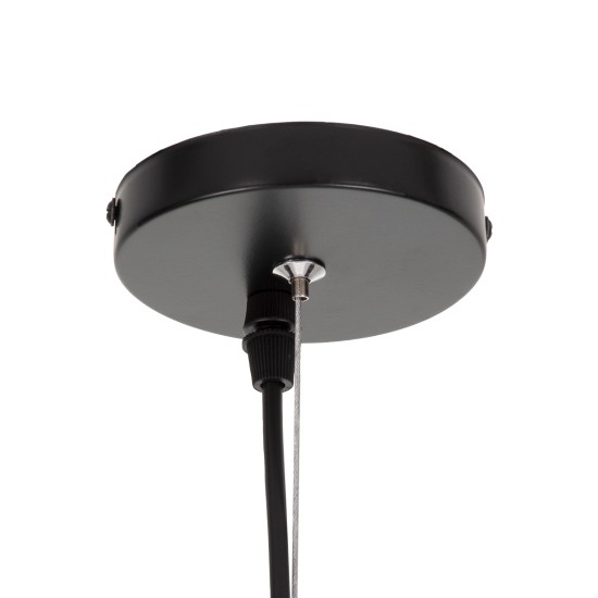 GLOBOSTAR® FREYA 00745 Μοντέρνο Κρεμαστό Φωτιστικό Οροφής με Ντουί 1 x E27 AC 220-240V IP20 - Λευκό & Ασημί - Μ24 x Π24 x Υ35cm GLOBOSTAR® FREYA 00745 Μοντέρνο Κρεμαστό Φωτιστικό Οροφής με Ντουί 1 x E27 AC 220-240V IP20 - Λευκό & Ασημί - Μ24 x Π24 x Υ35cm