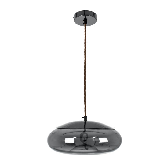 GLOBOSTAR® AXTON 00751 Μοντέρνο Κρεμαστό Φωτιστικό Οροφής LED 5W 500lm 180° AC 220-240V IP20 Θερμό Λευκό 2700K - Sanan SMD Chip - Μαύρο & Μαύρο Φιμέ - Μ30 x Π30 x Υ15cm - 2 Xρόνια Εγγύηση GLOBOSTAR® AXTON 00751 Μοντέρνο Κρεμαστό Φωτιστικό Οροφής LED 5W 500lm 180° AC 220-240V IP20 Θερμό Λευκό 2700K - Sanan SMD Chip - Μαύρο & Μαύρο Φιμέ - Μ30 x Π30 x Υ15cm - 2 Xρόνια Εγγύηση