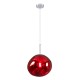 GLOBOSTAR® DIXAR 00762 Μοντέρνο Κρεμαστό Φωτιστικό Οροφής με Ντουί 1 x E27 AC 220-240V IP20 - Κόκκινο - Μ28 x Π28 x Υ40cm GLOBOSTAR® DIXAR 00762 Μοντέρνο Κρεμαστό Φωτιστικό Οροφής με Ντουί 1 x E27 AC 220-240V IP20 - Κόκκινο - Μ28 x Π28 x Υ40cm