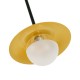 GLOBOSTAR® JOLIET 00780 Μοντέρνο Φωτιστικό Οροφής με Ντουί 6 x G9 AC 220-240V IP20 - Μαύρο & Χρυσό - Μ93 x Π93 x Υ87cm