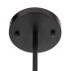 GLOBOSTAR® JOLIET 00780 Μοντέρνο Φωτιστικό Οροφής με Ντουί 6 x G9 AC 220-240V IP20 - Μαύρο & Χρυσό - Μ93 x Π93 x Υ87cm