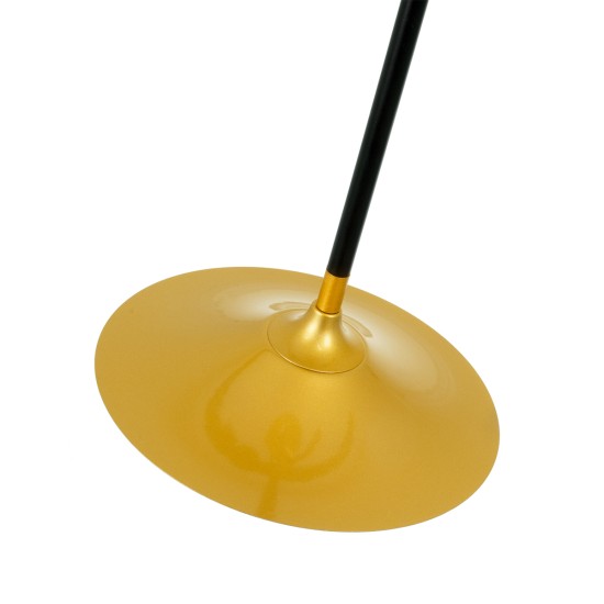 GLOBOSTAR® JOLIET 00780 Μοντέρνο Φωτιστικό Οροφής με Ντουί 6 x G9 AC 220-240V IP20 - Μαύρο & Χρυσό - Μ93 x Π93 x Υ87cm