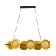 GLOBOSTAR® JOLIET 00783 Μοντέρνο Κρεμαστό Φωτιστικό Οροφής με Ντουί 6 x G9 AC 220-240V IP20 - Μαύρο & Χρυσό - Μ95 x Π28 x Υ20cm GLOBOSTAR® JOLIET 00783 Μοντέρνο Κρεμαστό Φωτιστικό Οροφής με Ντουί 6 x G9 AC 220-240V IP20 - Μαύρο & Χρυσό - Μ95 x Π28 x Υ20cm