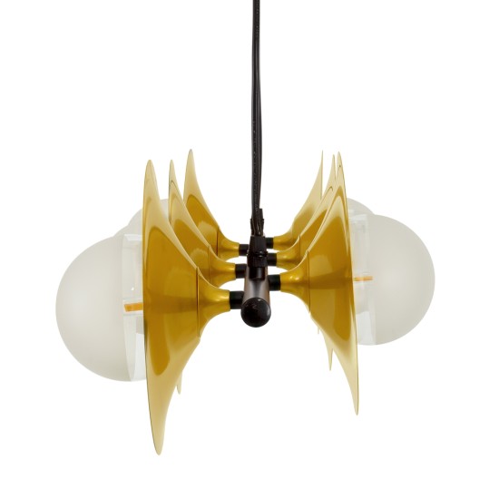 GLOBOSTAR® JOLIET 00783 Μοντέρνο Κρεμαστό Φωτιστικό Οροφής με Ντουί 6 x G9 AC 220-240V IP20 - Μαύρο & Χρυσό - Μ95 x Π28 x Υ20cm GLOBOSTAR® JOLIET 00783 Μοντέρνο Κρεμαστό Φωτιστικό Οροφής με Ντουί 6 x G9 AC 220-240V IP20 - Μαύρο & Χρυσό - Μ95 x Π28 x Υ20cm