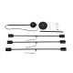 GLOBOSTAR® ZANE 00784 Μοντέρνο Φωτιστικό Οροφής με Ντουί 6 x E27 AC 220-240V IP20 - Μαύρο - Μ70 x Π70 x Υ100cm GLOBOSTAR® ZANE 00784 Μοντέρνο Φωτιστικό Οροφής με Ντουί 6 x E27 AC 220-240V IP20 - Μαύρο - Μ70 x Π70 x Υ100cm