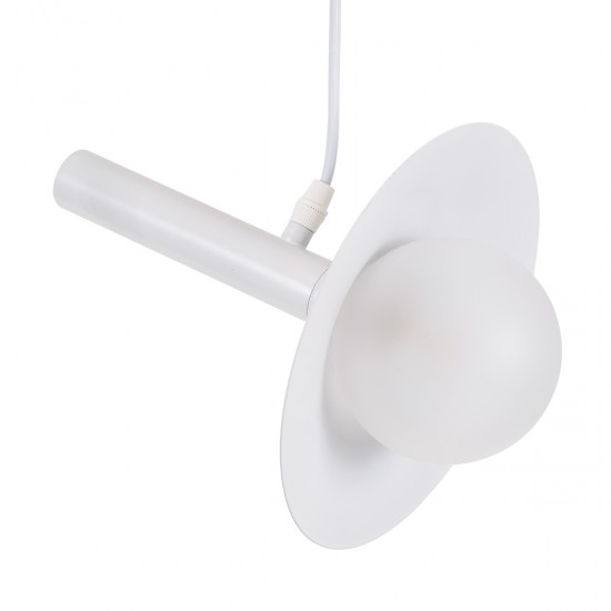 GLOBOSTAR® CELEST 00790 Μοντέρνο Κρεμαστό Φωτιστικό Οροφής με Ντουί 1 x G9 AC 220-240V IP20 - Λευκό - Μ20 x Π20 x Υ26.5cm GLOBOSTAR® CELEST 00790 Μοντέρνο Κρεμαστό Φωτιστικό Οροφής με Ντουί 1 x G9 AC 220-240V IP20 - Λευκό - Μ20 x Π20 x Υ26.5cm