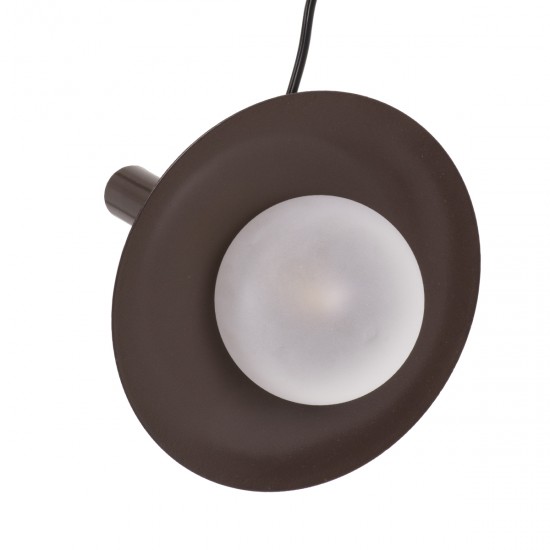 GLOBOSTAR® CELEST 00791 Μοντέρνο Κρεμαστό Φωτιστικό Οροφής με Ντουί 1 x G9 AC 220-240V IP20 - Καφέ & Λευκό - Μ20 x Π20 x Υ26.5cm GLOBOSTAR® CELEST 00791 Μοντέρνο Κρεμαστό Φωτιστικό Οροφής με Ντουί 1 x G9 AC 220-240V IP20 - Καφέ & Λευκό - Μ20 x Π20 x Υ26.5cm