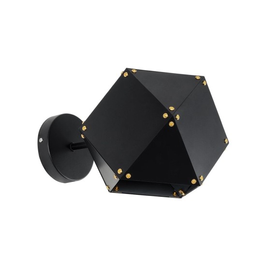 GLOBOSTAR® WELLES 00794 Μοντέρνο Φωτιστικό Τοίχου - Απλίκα με Ντουί 1 x E14 AC 220-240V IP20 - Μαύρο - Μ17 x Π28 x Υ17cm GLOBOSTAR® WELLES 00794 Μοντέρνο Φωτιστικό Τοίχου - Απλίκα με Ντουί 1 x E14 AC 220-240V IP20 - Μαύρο - Μ17 x Π28 x Υ17cm