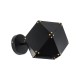 GLOBOSTAR® WELLES 00794 Μοντέρνο Φωτιστικό Τοίχου - Απλίκα με Ντουί 1 x E14 AC 220-240V IP20 - Μαύρο - Μ17 x Π28 x Υ17cm GLOBOSTAR® WELLES 00794 Μοντέρνο Φωτιστικό Τοίχου - Απλίκα με Ντουί 1 x E14 AC 220-240V IP20 - Μαύρο - Μ17 x Π28 x Υ17cm