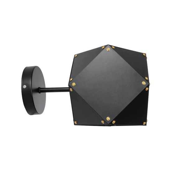 GLOBOSTAR® WELLES 00794 Μοντέρνο Φωτιστικό Τοίχου - Απλίκα με Ντουί 1 x E14 AC 220-240V IP20 - Μαύρο - Μ17 x Π28 x Υ17cm GLOBOSTAR® WELLES 00794 Μοντέρνο Φωτιστικό Τοίχου - Απλίκα με Ντουί 1 x E14 AC 220-240V IP20 - Μαύρο - Μ17 x Π28 x Υ17cm