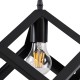 GLOBOSTAR® CUBE 00801 Μοντέρνο Κρεμαστό Φωτιστικό Οροφής με Ντουί 1 x E27 AC 220-240V IP20 - Μαύρο - Μ25 x Π25 x Υ25cm GLOBOSTAR® CUBE 00801 Μοντέρνο Κρεμαστό Φωτιστικό Οροφής με Ντουί 1 x E27 AC 220-240V IP20 - Μαύρο - Μ25 x Π25 x Υ25cm