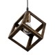 GLOBOSTAR® CUBE 00803 Μοντέρνο Κρεμαστό Φωτιστικό Οροφής με Ντουί 1 x E27 AC 220-240V IP20 - Χάλκινο Εφέ Σκουριάς - Μ25 x Π25 x Υ25cm GLOBOSTAR® CUBE 00803 Μοντέρνο Κρεμαστό Φωτιστικό Οροφής με Ντουί 1 x E27 AC 220-240V IP20 - Χάλκινο Εφέ Σκουριάς - Μ25 x Π25 x Υ25cm