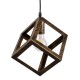GLOBOSTAR® CUBE 00803 Μοντέρνο Κρεμαστό Φωτιστικό Οροφής με Ντουί 1 x E27 AC 220-240V IP20 - Χάλκινο Εφέ Σκουριάς - Μ25 x Π25 x Υ25cm GLOBOSTAR® CUBE 00803 Μοντέρνο Κρεμαστό Φωτιστικό Οροφής με Ντουί 1 x E27 AC 220-240V IP20 - Χάλκινο Εφέ Σκουριάς - Μ25 x Π25 x Υ25cm
