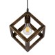 GLOBOSTAR® CUBE 00803 Μοντέρνο Κρεμαστό Φωτιστικό Οροφής με Ντουί 1 x E27 AC 220-240V IP20 - Χάλκινο Εφέ Σκουριάς - Μ25 x Π25 x Υ25cm GLOBOSTAR® CUBE 00803 Μοντέρνο Κρεμαστό Φωτιστικό Οροφής με Ντουί 1 x E27 AC 220-240V IP20 - Χάλκινο Εφέ Σκουριάς - Μ25 x Π25 x Υ25cm