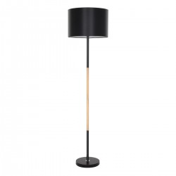 GLOBOSTAR® ASHLEY 00824 Μοντέρνο Επιδαπέδιο Φωτιστικό με Ντουί 1 x E27 AC 220-240V IP20 - Μαύρο & Μπεζ - Μ40 x Π40 x Υ145cm