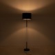 GLOBOSTAR® ASHLEY 00824 Μοντέρνο Επιδαπέδιο Φωτιστικό με Ντουί 1 x E27 AC 220-240V IP20 - Μαύρο & Μπεζ - Μ40 x Π40 x Υ145cm