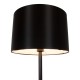 GLOBOSTAR® ASHLEY 00824 Μοντέρνο Επιδαπέδιο Φωτιστικό με Ντουί 1 x E27 AC 220-240V IP20 - Μαύρο & Μπεζ - Μ40 x Π40 x Υ145cm