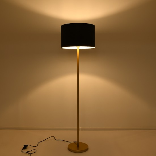 GLOBOSTAR® ASHLEY 00825 Μοντέρνο Επιδαπέδιο Φωτιστικό με Ντουί 1 x E27 AC 220-240V IP20 - Μαύρο & Χρυσό - Μ40 x Π40 x Υ148cm GLOBOSTAR® ASHLEY 00825 Μοντέρνο Επιδαπέδιο Φωτιστικό με Ντουί 1 x E27 AC 220-240V IP20 - Μαύρο & Χρυσό - Μ40 x Π40 x Υ148cm