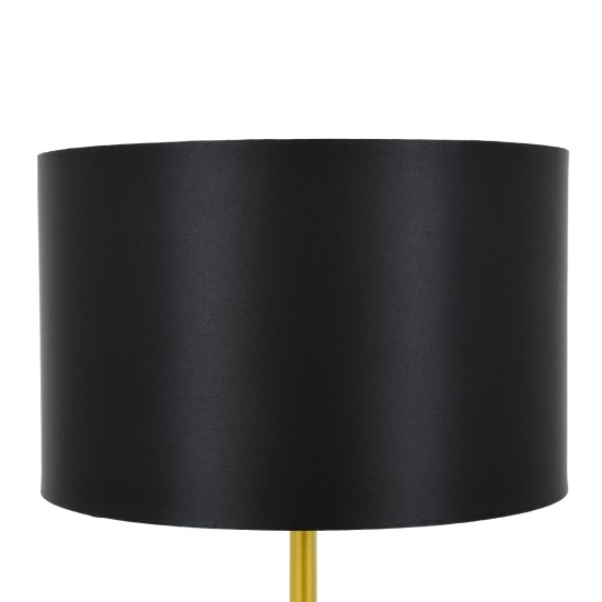 GLOBOSTAR® ASHLEY 00825 Μοντέρνο Επιδαπέδιο Φωτιστικό με Ντουί 1 x E27 AC 220-240V IP20 - Μαύρο & Χρυσό - Μ40 x Π40 x Υ148cm GLOBOSTAR® ASHLEY 00825 Μοντέρνο Επιδαπέδιο Φωτιστικό με Ντουί 1 x E27 AC 220-240V IP20 - Μαύρο & Χρυσό - Μ40 x Π40 x Υ148cm