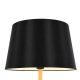 GLOBOSTAR® CEDAR 00827 Μοντέρνο Επιδαπέδιο Φωτιστικό με Ντουί 1 x E27 AC 220-240V IP20 - Μαύρο & Μπεζ - Μ40 x Π40 x Υ148cm