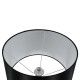 GLOBOSTAR® CEDAR 00827 Μοντέρνο Επιδαπέδιο Φωτιστικό με Ντουί 1 x E27 AC 220-240V IP20 - Μαύρο & Μπεζ - Μ40 x Π40 x Υ148cm