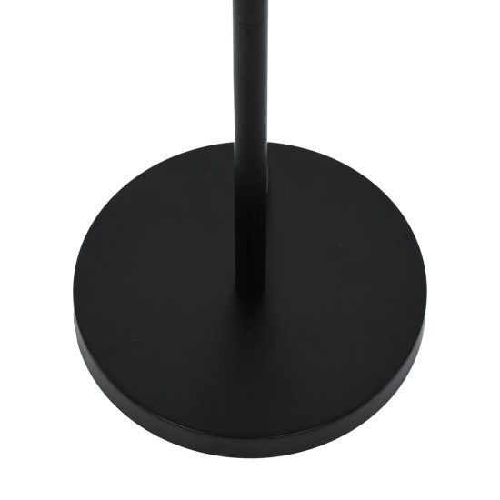 GLOBOSTAR® CEDAR 00827 Μοντέρνο Επιδαπέδιο Φωτιστικό με Ντουί 1 x E27 AC 220-240V IP20 - Μαύρο & Μπεζ - Μ40 x Π40 x Υ148cm