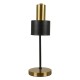 GLOBOSTAR® LETO 00835 Μοντέρνο Επιτραπέζιο Φωτιστικό Πορτατίφ με Ντουί 1 x E27 AC 220-240V IP20 - Μαύρο & Χρυσό - Μ18 x Π18 x Υ50.5cm GLOBOSTAR® LETO 00835 Μοντέρνο Επιτραπέζιο Φωτιστικό Πορτατίφ με Ντουί 1 x E27 AC 220-240V IP20 - Μαύρο & Χρυσό - Μ18 x Π18 x Υ50.5cm