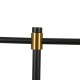 GLOBOSTAR® LETO 00835 Μοντέρνο Επιτραπέζιο Φωτιστικό Πορτατίφ με Ντουί 1 x E27 AC 220-240V IP20 - Μαύρο & Χρυσό - Μ18 x Π18 x Υ50.5cm GLOBOSTAR® LETO 00835 Μοντέρνο Επιτραπέζιο Φωτιστικό Πορτατίφ με Ντουί 1 x E27 AC 220-240V IP20 - Μαύρο & Χρυσό - Μ18 x Π18 x Υ50.5cm