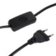 GLOBOSTAR® LETO 00835 Μοντέρνο Επιτραπέζιο Φωτιστικό Πορτατίφ με Ντουί 1 x E27 AC 220-240V IP20 - Μαύρο & Χρυσό - Μ18 x Π18 x Υ50.5cm GLOBOSTAR® LETO 00835 Μοντέρνο Επιτραπέζιο Φωτιστικό Πορτατίφ με Ντουί 1 x E27 AC 220-240V IP20 - Μαύρο & Χρυσό - Μ18 x Π18 x Υ50.5cm