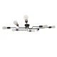 GLOBOSTAR® LIBERTA 00840 Μοντέρνο Φωτιστικό Οροφής με Ντουί 8 x E27 AC 220-240V IP20 - Μαύρο - Μ102 x Π72 x Υ10.5cm GLOBOSTAR® LIBERTA 00840 Μοντέρνο Φωτιστικό Οροφής με Ντουί 8 x E27 AC 220-240V IP20 - Μαύρο - Μ102 x Π72 x Υ10.5cm