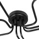 GLOBOSTAR® LIBERTA 00840 Μοντέρνο Φωτιστικό Οροφής με Ντουί 8 x E27 AC 220-240V IP20 - Μαύρο - Μ102 x Π72 x Υ10.5cm GLOBOSTAR® LIBERTA 00840 Μοντέρνο Φωτιστικό Οροφής με Ντουί 8 x E27 AC 220-240V IP20 - Μαύρο - Μ102 x Π72 x Υ10.5cm