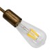 GLOBOSTAR® LIBERTA 00841 Μοντέρνο Φωτιστικό Οροφής με Ντουί 8 x E27 AC 220-240V IP20 - Μπρούτζινο - Μ102 x Π72 x Υ10.5cm