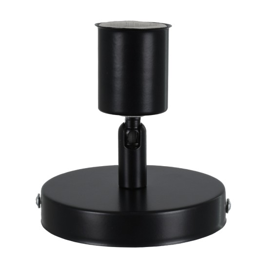 GLOBOSTAR® SARA 00843 Μοντέρνο Φωτιστικό Οροφής με Ντουί 1 x E27 AC 220-240V IP20 - Μαύρο - Μ10 x Π10 x Υ10.3cm GLOBOSTAR® SARA 00843 Μοντέρνο Φωτιστικό Οροφής με Ντουί 1 x E27 AC 220-240V IP20 - Μαύρο - Μ10 x Π10 x Υ10.3cm