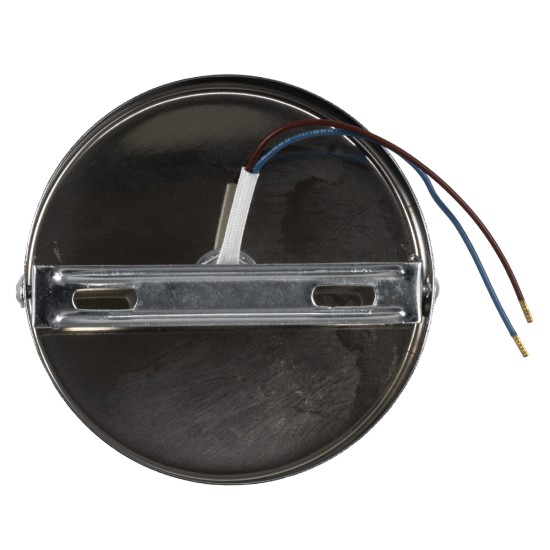 GLOBOSTAR® SARA 00844 Μοντέρνο Φωτιστικό Οροφής με Ντουί 1 x E27 AC 220-240V IP20 - Ασημί - Μ10 x Π10 x Υ10.3cm