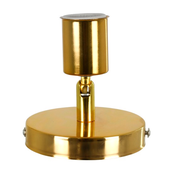 GLOBOSTAR® SARA 00845 Μοντέρνο Φωτιστικό Οροφής με Ντουί 1 x E27 AC 220-240V IP20 - Χρυσό - Μ10 x Π10 x Υ10.3cm GLOBOSTAR® SARA 00845 Μοντέρνο Φωτιστικό Οροφής με Ντουί 1 x E27 AC 220-240V IP20 - Χρυσό - Μ10 x Π10 x Υ10.3cm