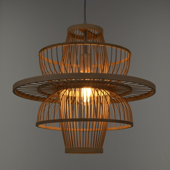 GLOBOSTAR® BALI 00861 Boho Κρεμαστό Φωτιστικό Οροφής με Ντουί 1 x E27 AC 220-240V IP20 - Μπεζ - Μ45 x Π45 x Υ42.5cm GLOBOSTAR® BALI 00861 Boho Κρεμαστό Φωτιστικό Οροφής με Ντουί 1 x E27 AC 220-240V IP20 - Μπεζ - Μ45 x Π45 x Υ42.5cm