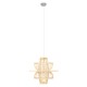 GLOBOSTAR® BALI 00861 Boho Κρεμαστό Φωτιστικό Οροφής με Ντουί 1 x E27 AC 220-240V IP20 - Μπεζ - Μ45 x Π45 x Υ42.5cm GLOBOSTAR® BALI 00861 Boho Κρεμαστό Φωτιστικό Οροφής με Ντουί 1 x E27 AC 220-240V IP20 - Μπεζ - Μ45 x Π45 x Υ42.5cm