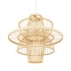 GLOBOSTAR® BALI 00861 Boho Κρεμαστό Φωτιστικό Οροφής με Ντουί 1 x E27 AC 220-240V IP20 - Μπεζ - Μ45 x Π45 x Υ42.5cm GLOBOSTAR® BALI 00861 Boho Κρεμαστό Φωτιστικό Οροφής με Ντουί 1 x E27 AC 220-240V IP20 - Μπεζ - Μ45 x Π45 x Υ42.5cm