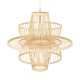GLOBOSTAR® BALI 00861 Boho Κρεμαστό Φωτιστικό Οροφής με Ντουί 1 x E27 AC 220-240V IP20 - Μπεζ - Μ45 x Π45 x Υ42.5cm GLOBOSTAR® BALI 00861 Boho Κρεμαστό Φωτιστικό Οροφής με Ντουί 1 x E27 AC 220-240V IP20 - Μπεζ - Μ45 x Π45 x Υ42.5cm
