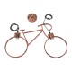 GLOBOSTAR® BIKE 00868 Vintage Κρεμαστό Φωτιστικό Οροφής με Ντουί 2 x E27 AC 220-240V IP20 - Χάλκινο - Μ67 x Π3.5 x Υ41cm