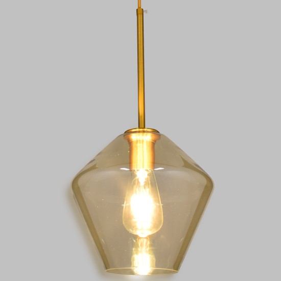 GLOBOSTAR® AMARIS 00869 Μοντέρνο Κρεμαστό Φωτιστικό Οροφής με Ντουί 1 x E27 AC 220-240V IP20 - Χρυσό & Μελί - Μ22 x Π22 x Y22cm GLOBOSTAR® AMARIS 00869 Μοντέρνο Κρεμαστό Φωτιστικό Οροφής με Ντουί 1 x E27 AC 220-240V IP20 - Χρυσό & Μελί - Μ22 x Π22 x Y22cm