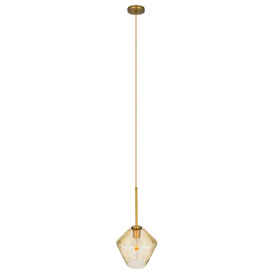 GLOBOSTAR® AMARIS 00869 Μοντέρνο Κρεμαστό Φωτιστικό Οροφής με Ντουί 1 x E27 AC 220-240V IP20 - Χρυσό & Μελί - Μ22 x Π22 x Y22cm GLOBOSTAR® AMARIS 00869 Μοντέρνο Κρεμαστό Φωτιστικό Οροφής με Ντουί 1 x E27 AC 220-240V IP20 - Χρυσό & Μελί - Μ22 x Π22 x Y22cm