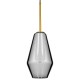 GLOBOSTAR® AMARIS 00874 Μοντέρνο Κρεμαστό Φωτιστικό Οροφής με Ντουί 1 x E27 AC 220-240V IP20 - Χρυσό & Μαύρο Φιμέ - Μ17 x Π17 x Υ30cm GLOBOSTAR® AMARIS 00874 Μοντέρνο Κρεμαστό Φωτιστικό Οροφής με Ντουί 1 x E27 AC 220-240V IP20 - Χρυσό & Μαύρο Φιμέ - Μ17 x Π17 x Υ30cm
